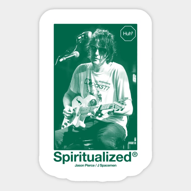 Spiritualized J Spacemen HUH Sticker by Well George